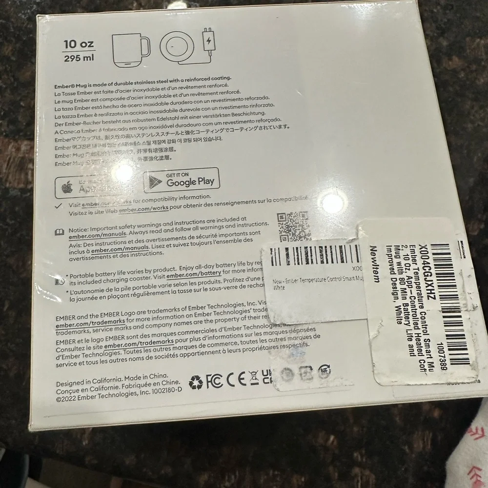 Ember White Temperature Control Mug Brand New in Box - Picture 4 of 5